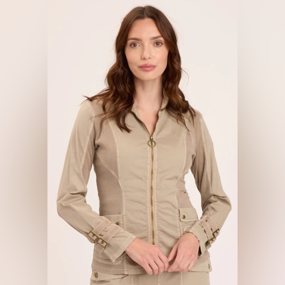 XCVI Wolley jacket in Tanglewood. Worn once size medium. Stretchy, cotton travel